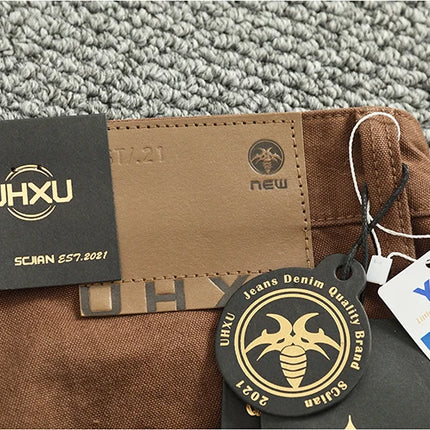 2025 Spring and Autumn New American Retro Heavyweight Patchwork Cargo Pants Men's Fashion Multi-pocket Casual Loose Trousers