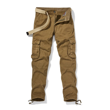 Taglia 28-40 pantaloni tattici militari da uomo tuta lavata multitasche da uomo pantaloni larghi in cotone pantaloni cargo maschili per uomo pantaloni uomo