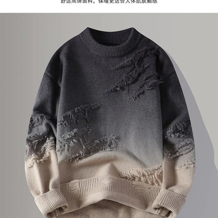 Winter Sweaters for male men thick O-neck sweater men Student youth sweaters autumn Men's wool Casual Knitwear Pullover men