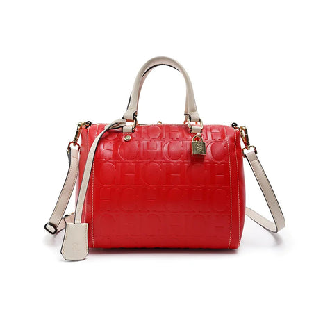 CH Autumn/Winter Christmas Fashion PU Material Lock Lock Design Women's Crossbody Bag 2025 Designer New Handbag Trendy Brand PlatiNum