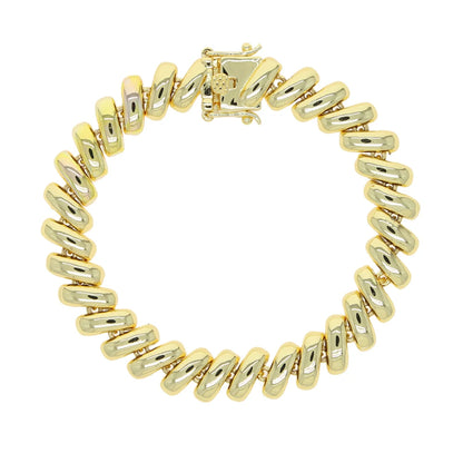 2025 Nuova collana a catena serpente unisex color oro a spina di pesce con perline catena a maglie pavimentata 5A CZ girocollo a forma di luna per gioielli da donna