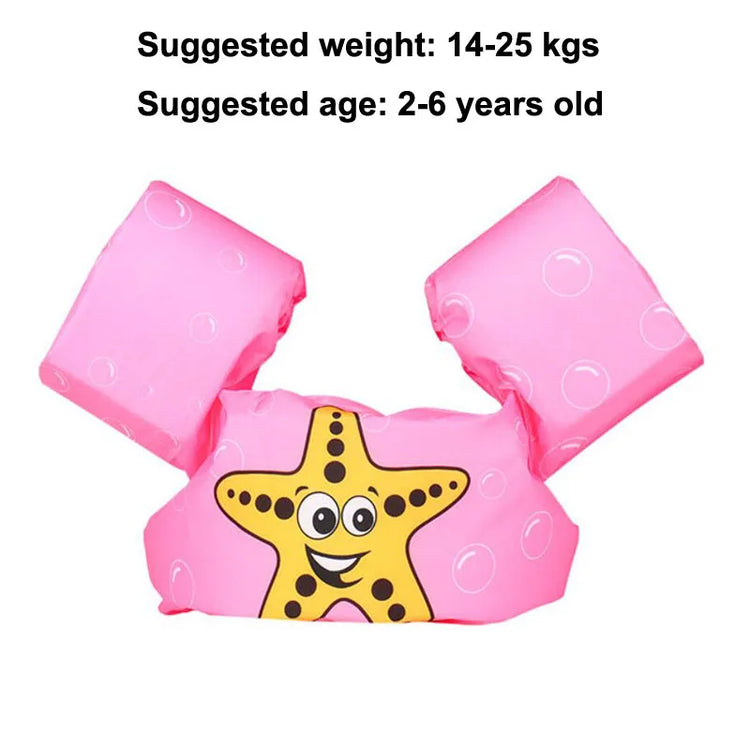 2-6Y Gilet da bagno per bambini Braccio galleggiante Cerchio Swim Trainer Gilet da nuoto per bambini