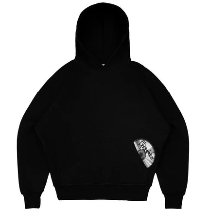 2026 Trendy High Street Retro Casual Streetwear Men's Sports Suit Y2K Harajuku Embroidered Hoodie men Hip-hop Loose Sweatpants PlatiNum