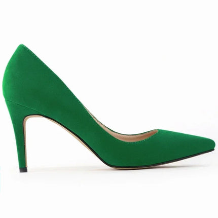 Tacchi alti Décolleté classici Tacchi a spillo da donna Punta ponited sexy Moda Ufficio Festa Matrimonio rosso Comfort femminile Scarpe da festa da donna platinumshop