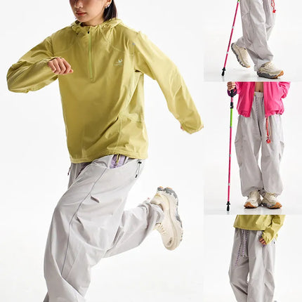 Men Women Splice Fashion Outdoor Loose Casual Lightweight Quick Dry Sports Cargo Baggy Pants Track Trouser Jogger Sweatpants