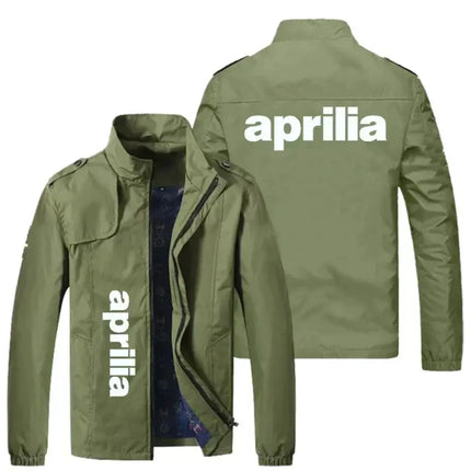NEW Spring Autumn Men APRILIA LOGO jackets Popular Printed casual fashion7 loose biker jacket Men street baseball uniform2345 PlatiNum