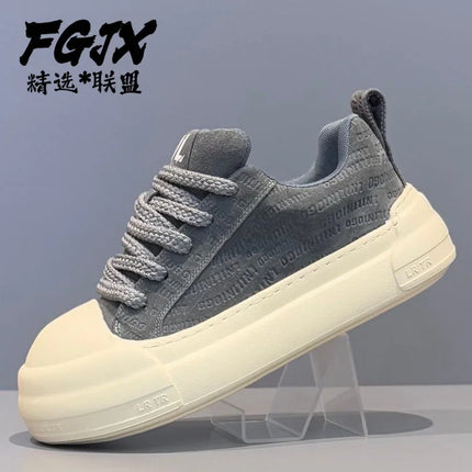 Board shoes 2026 new spring men's shoes trend versatile casual youth thick soled height increasing sports shoes