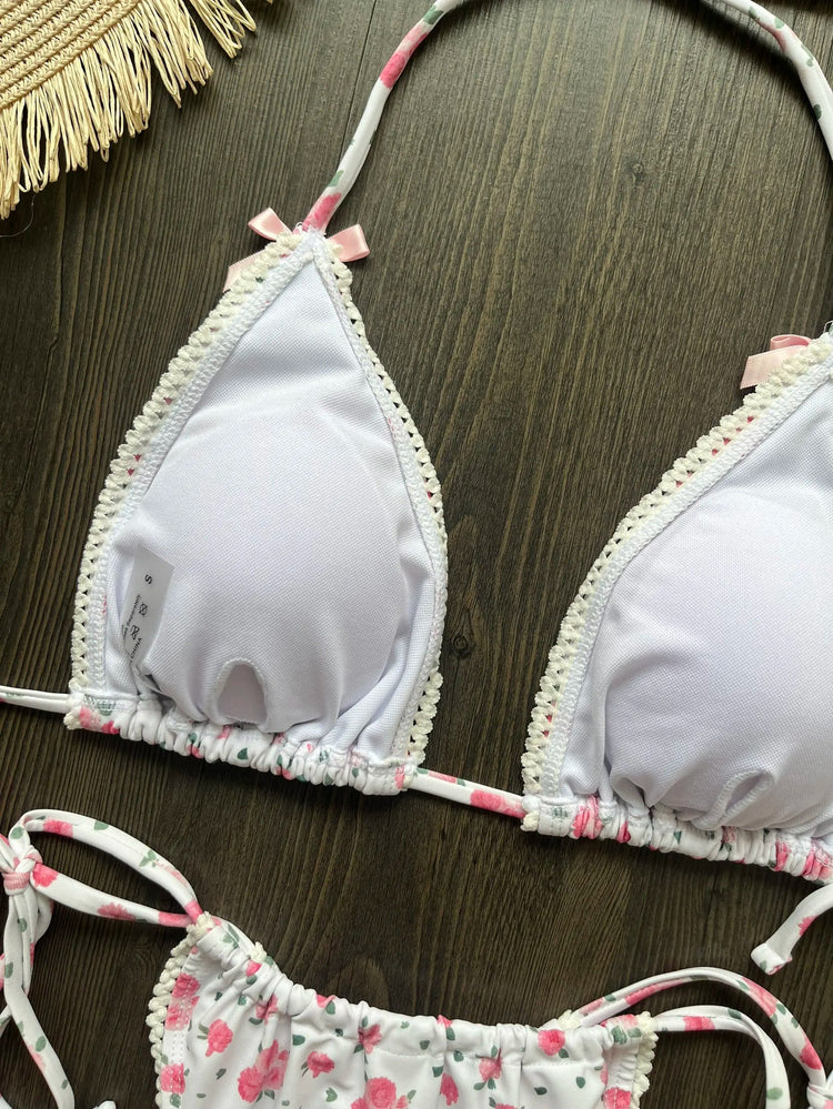 Micro Bikini Push Up Costumi da bagno donna 2025 Costumi da bagno femminili sexy Bikini brasiliano Perizoma Biquini Costumi da bagno Stampa Beachwear platinumshop