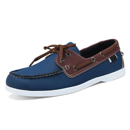 Mocassini da uomo Design Scarpe da barca Pelle PU Alta qualità Comodo Slip-On Morbido Piatto Versatile Scarpe da guida alla moda Mocassini