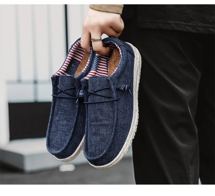 Mocassini in Rete da Uomo, Scarpe Vulcanizzate Autunnali, Calzature Traspiranti e Leggere per Escursionismo e Sport all'Aperto, Scarpa Aperta