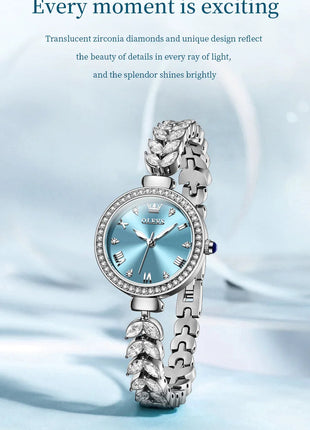 OLEVS 9971 orologio al quarzo per donna scala romana abito elegante orologio da donna moda impermeabile luminoso orologio a mano di lusso originale platinumshop