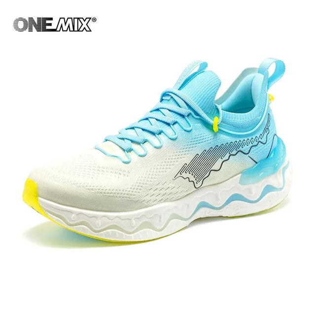 ONEMIX 2024 Nuovo Stile di Colore O-Resilio CreamMix Scarpe Da Corsa Da Strada per Uomo Leggero Ammortizzazione Uomini di Formazione Scarpe Da Ginnastica All'aperto PlatiNum