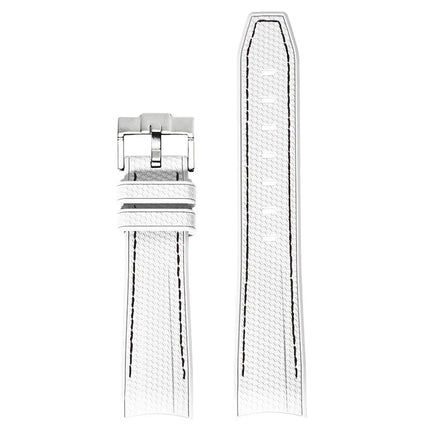 Cinturino in gomma per Swatch X Omega Joint MoonSwatch Cinturino sportivo impermeabile da 20 mm Cinturino con estremità curva in silicone per uomo donna platinumshop
