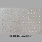 2pc Holographic Christmas Nail Art Stickers Iridescent Laser Snowflake Deer Tree Winter Slider Decals New Year Manicure 2027
