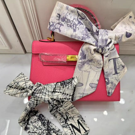 Women's bag Luxury brand bag Shoulder bag Women's handbag Bag for Woman of Genuine Leather in Gold or Silver Buckle Designer Bag PlatiNum