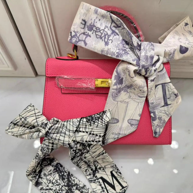 Women's bag Luxury brand bag Shoulder bag Women's handbag Bag for Woman of Genuine Leather in Gold or Silver Buckle Designer Bag PlatiNum