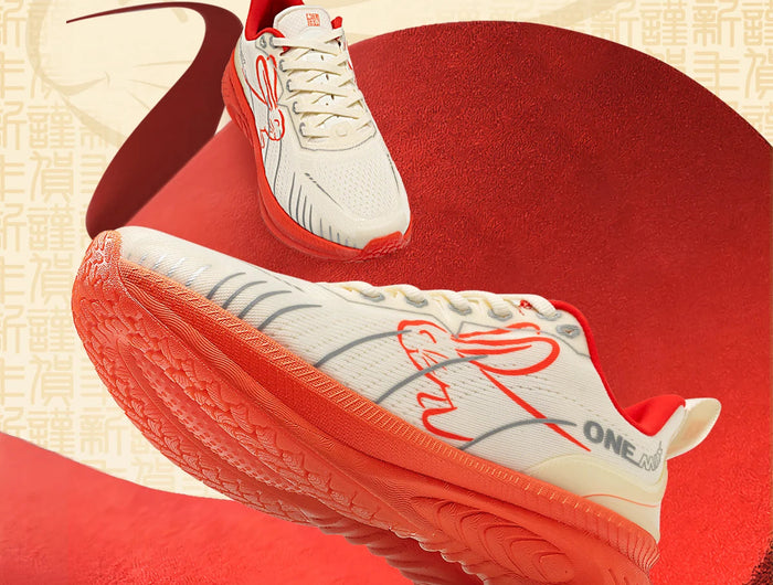 Scarpe da corsa ONEMIX Paraurti rosso riflettente Elite Scarpe sportive con rialzo di altezza per scarpe da ginnastica da passeggio in mesh traspirante per esterni da uomo platinumshop