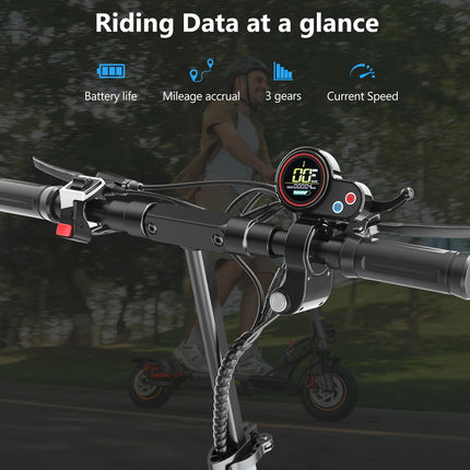 Monopattino Elettrico Pieghevole IENYRID A1 800W/48V/12.5 AH, Velocità Massima 45KM/h, Autonomia 20-30KM, E-Scooter Urbano per Adulti