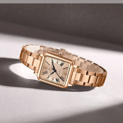 NAVIFORCE Orologio da donna alla moda per donna Orologio da polso da donna casual impermeabile al quarzo in acciaio inossidabile da regalare alla fidanzata 2025 platinumshop