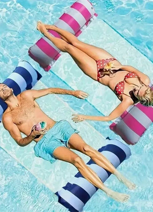 Amaca gonfiabile per piscina galleggiante Amaca per adulti Amaca per acqua per adulti 4 in 1, sella, deriva, lettino, galleggianti Zattere Piscina Lago Spiaggia