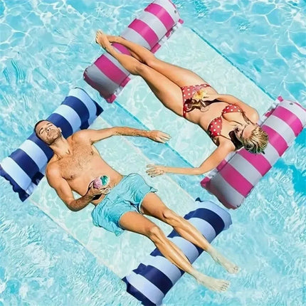 Amaca gonfiabile per piscina galleggiante Amaca per adulti Amaca per acqua per adulti 4 in 1, sella, deriva, lettino, galleggianti Zattere Piscina Lago Spiaggia
