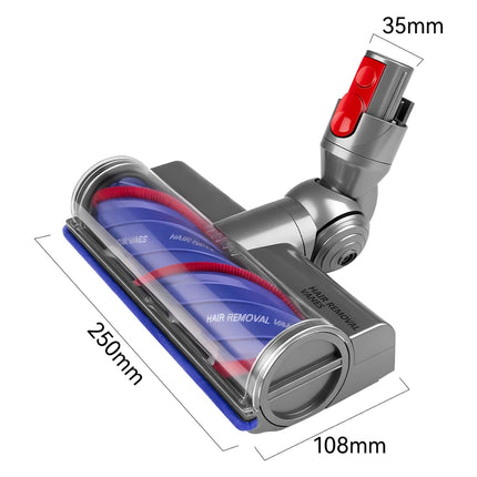 Upgraded For Dyson V7 V8 V10 V11 V15 Direct Drive Brush Head Nozzles Vacuum Cleaner Replaceable Parts Lights Anti Tangling Hair