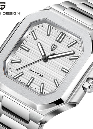 PDYS019 PAGANI DESIGN Orologi da polso al quarzo da uomo TMI VH31 37MM 10Bar Impermeabile 316L Acciaio inossidabile di lusso Zaffiro