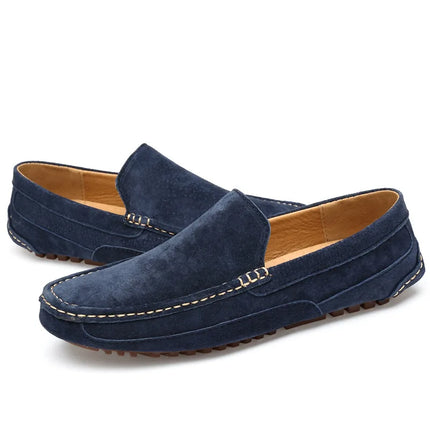 Mocassini da uomo in pelle scamosciata di lusso 2022 scarpe casual da uomo scarpe da barca fatte a mano da uomo Slipon scarpe da guida mocassini maschili Zapatos
