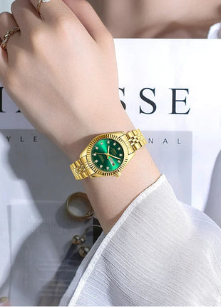 NIBOSI Orologi da donna con diamanti Orologio da donna casual di moda di lusso delle migliori marche Orologio da donna con data settimanale automatica impermeabile Reloj platinumshop