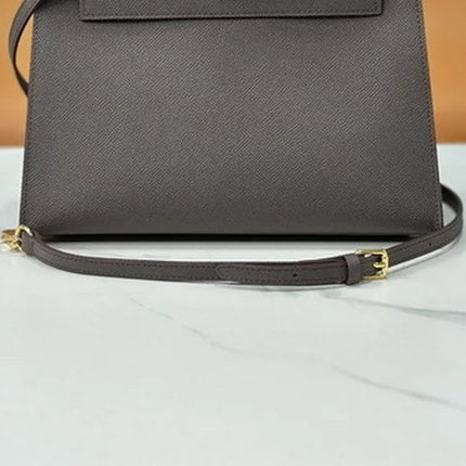 Women's handbag Bag for Woman of Genuine Leather in Gold or Silver Buckle Designer Bag Women's bag Luxury brand bag Shoulder ba PlatiNum