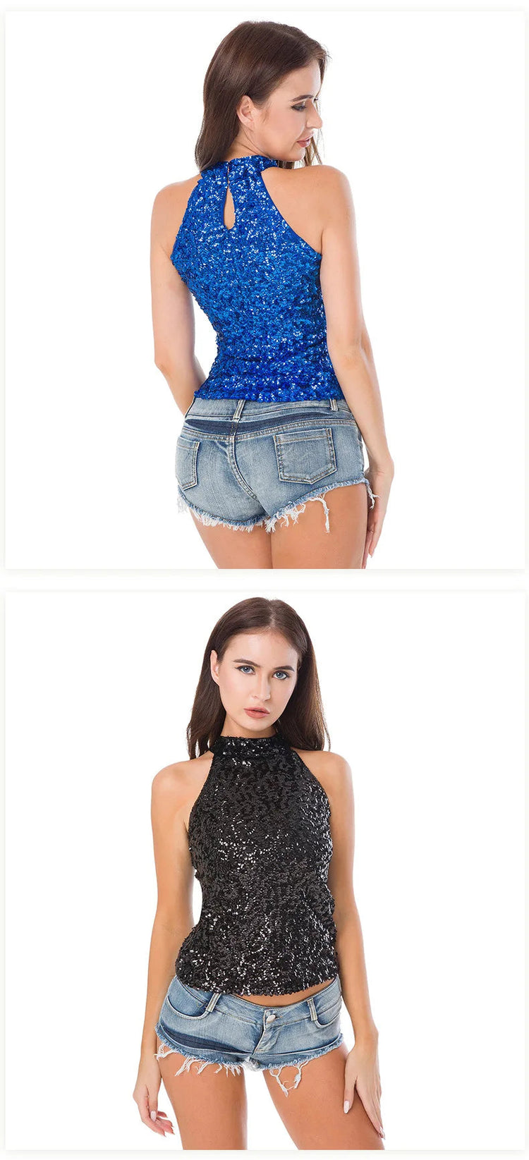 Women Short Hot Pants Jeans Slim Fit Low Waist Irregular Pockets Sexy Tassels Denim Shorts Button Fly Party Summer 2025 PlatiNum