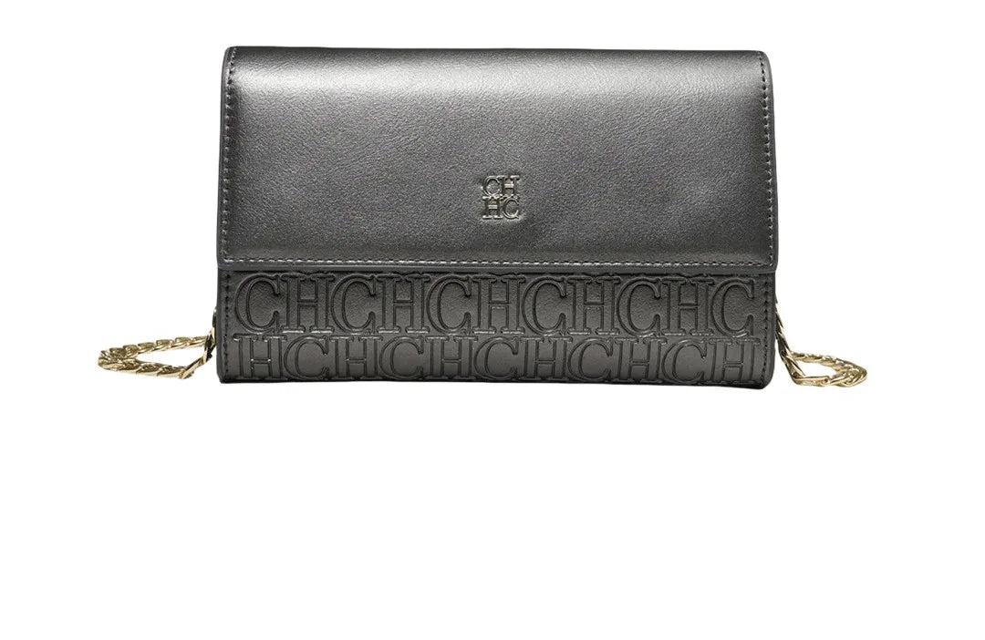 Borsa a tracolla da donna alla moda CH con design con stampa di lettere Borsa a catena da donna versatile essenziale per il Festival 2025