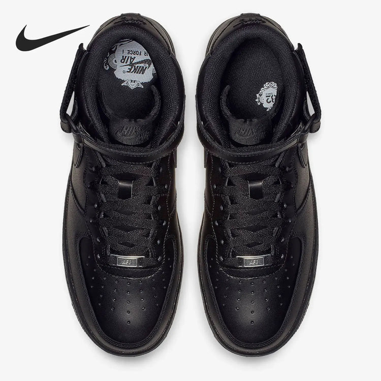 Nike Authentic Current Season Women's AF1 Air Force 1 Mid-Top Sports Casual Sneakers CW2289-001