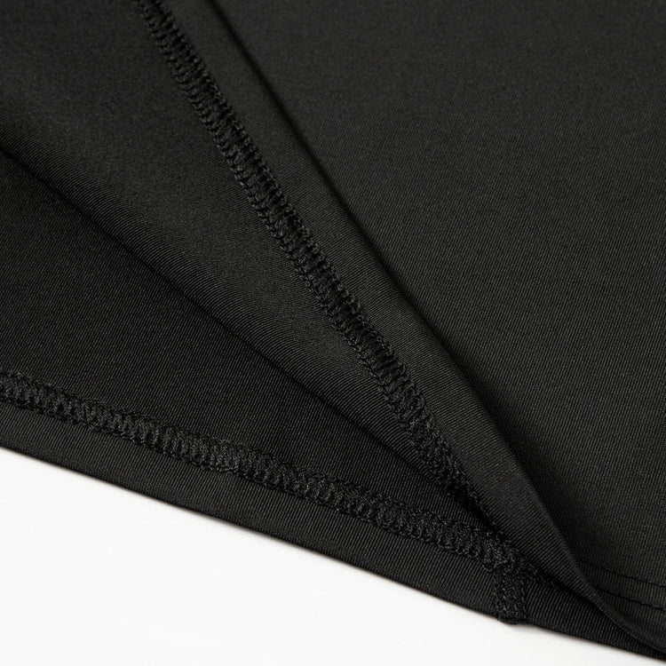Men's Long Sleeved Sports T-Shirt With High Elasticity And Quick Drying Solid Color Long Sleeves for Autumn Winter PlatiNum