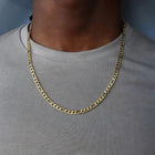 Exquisite Fashion 18K Gold Filled Necklace For Women Men Size 16-30 Inch Jewelry 4mm Figaro Chain Necklaces Wholesale PlatiNum