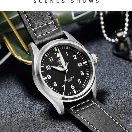 ADDIESDIVE Watches For Men C3 Super Luminous 200m Waterproof  Japan 8215 316L Stainless Reloj Hombre Automatic Mechanical Watch