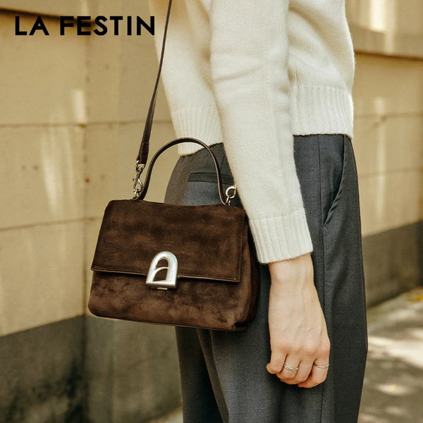 LA FESTIN Original Bags for Women Handbags Designer Luxury Bag Shoulder Bag Square Bag Crossbody Bags Autumn and Winter Bags