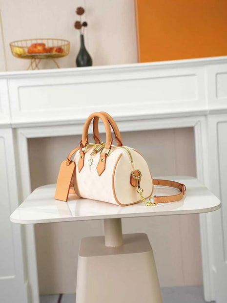 Borsa a Mano di Lusso per Donne in Stile Designer, Classica a Tinta Unita, Borsa a Tracolla Leggera e Portatile con Grande Capacità, Accessorio Femminile alla Moda per Lavoro, Appuntamenti e Occasioni Speciali