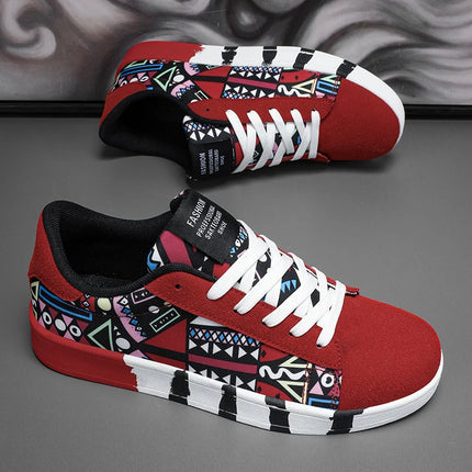 Nuove Scarpe Estive alla Moda per Uomo, Sneakers Sportive Antiscivolo da Passeggio, Scarpe Casual in Tela con Motivi, Zapatos Maschili