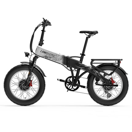 LANKELEISI X2000MAX E-Bicicletta per adulti 2000W 48V20AH City Ebicycle Pneumatico da 20 pollici Non pieghevole Strumento LCD Bicicletta elettrica
