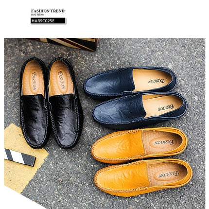 Scarpe da Uomo Casual in Pelle, Mocassini di Design, Slip-on, Scarpe da Barca di Alta Qualità, Chaussure Homme
