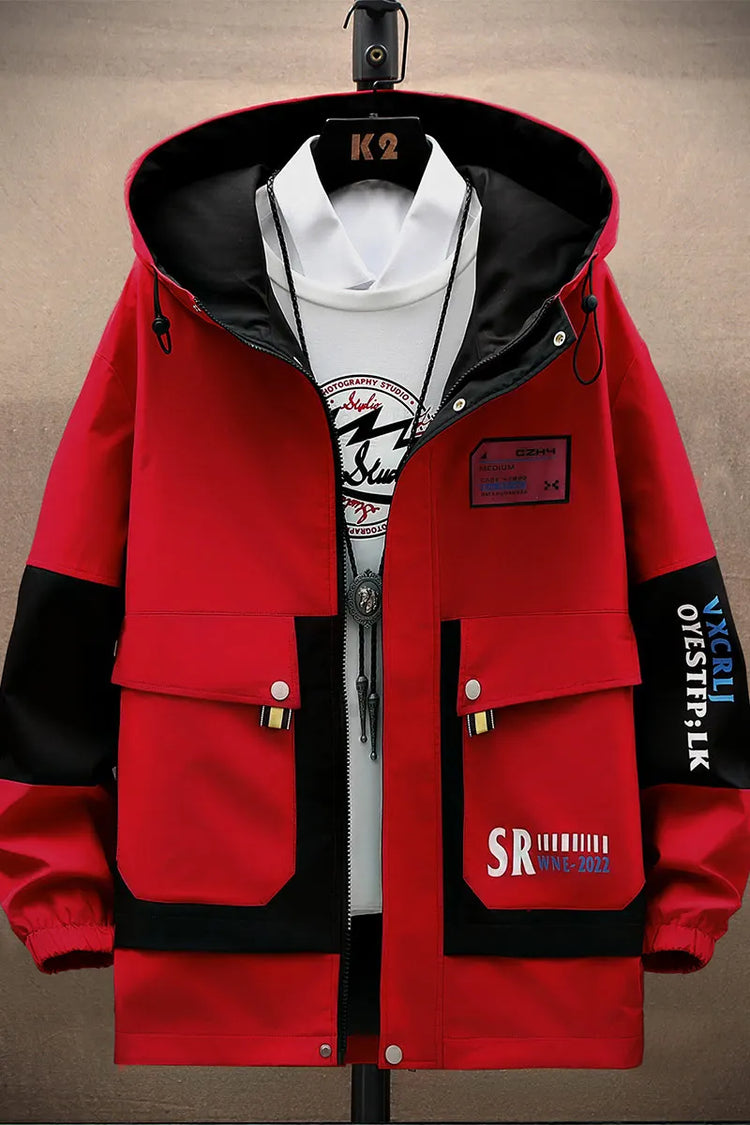Autumn new style Fashion Trend Hooded Jacket spring Men's Casual Comfort Fleece High Quality Coat male full size M-4XL