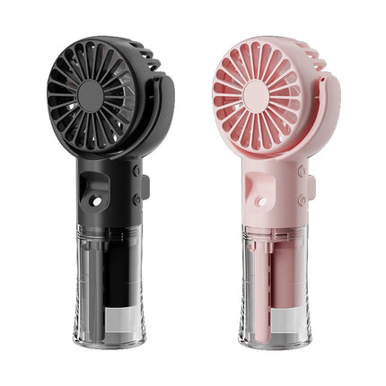 Ventilatore portatile per nebulizzazione d'acqua Mini ventilatore portatile ricarica USB 4 velocità ventole Spray per collo appese piccolo ventilatore portatile portatile portatile