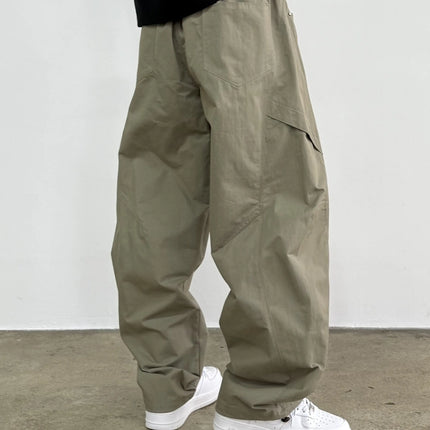 Mens Cargo Jogger Pants American Outdoor Multi Pocket Loose Baggy Lightweight Casual Trendy Fashion Hiking Streetwear Pants
