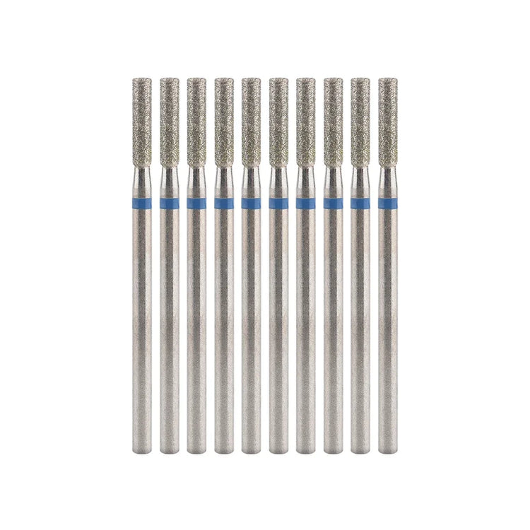 10Pcs Diamond Milling Cutter For Manicure Electric Nail Drill Bits Accessory Pedicure Machine Nail File Gel Remover Tool