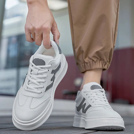 Hot selling Breathable Thick soled Trendy waterproof Durable Casual height increasing shoes Increase by 6 centimeters