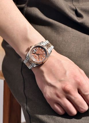 PAGANI DESIGN quadrante smaltato 2025 nuovi orologi da uomo DD36 argento oro orologio automatico di lusso da uomo orologio da polso meccanico impermeabile