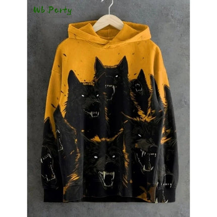 Cartoon Cat Dinosaur 3D Print Hoodies Men Women Fashion Oversized Vintage Hoodie Sweatshirt Coat Mens Clothing Unisex Sweatshirt