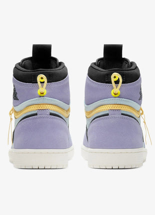 Scarpe da ginnastica Nike originali Air Jordan 1 con cerniera alta da uomo CW6576-500 platinumshop