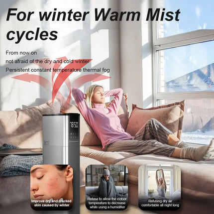 13L Nebbia Calda Umidificatore Ad Ultrasuoni Aria Muto Umidificatore Commerciale Supermercato Frutta Fresco-Mantenere Mist Maker Umidificatore UV 110 V-240 V